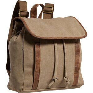 **Cargo It Washed Canvas Backpack - Khaki**